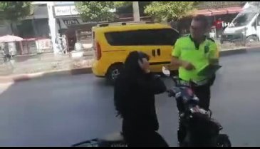 Antalya'da cezaya karşı çıktı: Polisi 'artistlik yapmakla' suçladı!