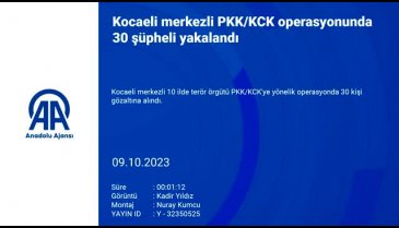 Kocaeli merkezli Bursa dahil PKK/KCK operasyonunda yakalanan 32 zanlı serbest bırakıldı