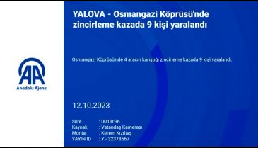 Bursa yolunda kaza! 9 kişi yaralandı