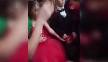 Mardin'de 8 ve 9 yaşlarındaki amca çocuklarının nişan törenine inceleme
