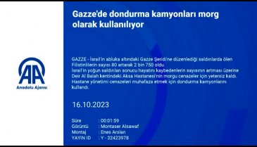 Gazze Şeridi'nde dondurma kamyonları morg oldu