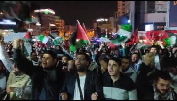 Bursalılar Filistin için sokaklarda