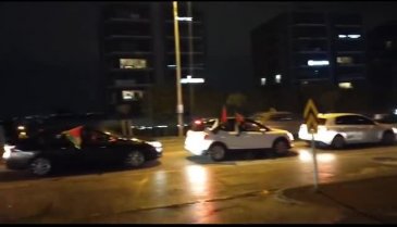 Bursa'da Filistin'e destek konvoyu!