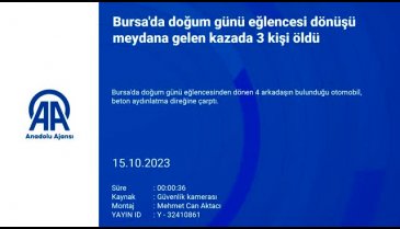 Bursa'da Eda ile 2 arkadaşının öldüğü kazada, sürücü alkollü çıktı!