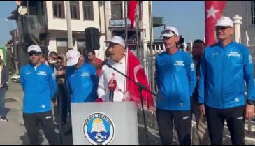 Mudanya Belediyesi'nden 'Mütareke'den Cumhuriyete 100. Yıl Meşalesi' yürüyüşü başladı  - 2