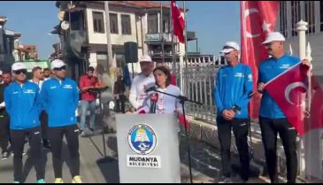 Mudanya Belediyesi'nden 'Mütareke'den Cumhuriyete 100. Yıl Meşalesi' yürüyüşü başladı  - 3