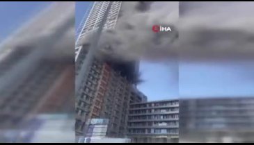 İstanbul'da inşaatta yangın!