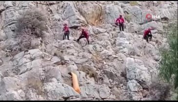 Muğla'da kayalıklara düşen İngiliz paraşüt pilotu hayatını kaybetti