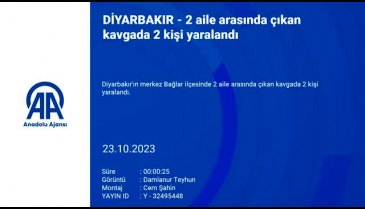 Diyarbakır'da 2 aile arasında kavga! 2 kişi yaralandı