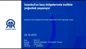 İstanbul'da trafikte yoğunluk yaşanıyor