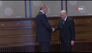 Beştepe'de Erdoğan-Bahçeli görüşmesi