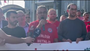 Birleşik Metal-İş ve DİSK, Şahinkul işçileri için toplandı