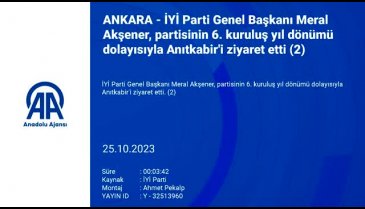 Meral Akşener Anıtkabir'i ziyaret etti
