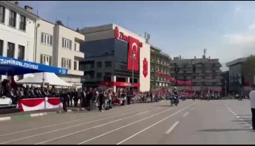 Bursa'da jandarma ekipleri 100. yıl kutlamalarına katıldı
