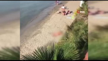 Aydın'da dünyaca ünlü plajda 'çıplak turist' vakası