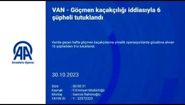 Van'da göçmen kaçakçılığı şüphelisi 6 kişi tutuklandı