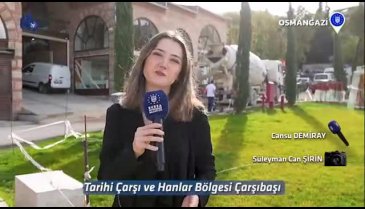 Bursa'da tarihi çarşı aslına dönüyor