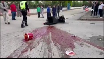 Bursa'da otomobille motosiklet çarpıştı