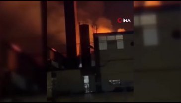 Bursa'da tekstil fabrikasında yangın çıktı!
