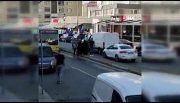 İstanbul'da kadın ile sürücünün tartışması kavgaya dönüştü