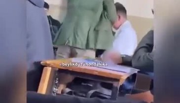 İstanbul'da öğretmen öğrencisini kitapla acımasızca dövdü