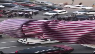 Bursa'da feci kaza! Ambulans devrildi