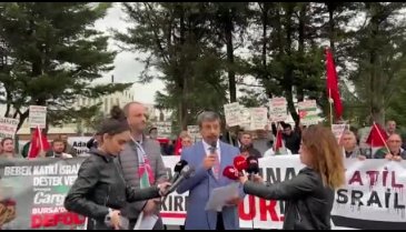 Cargil fabrikası önünde İsrail eylemi!