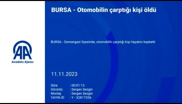 Bursa'da otomobilin çarptığı yaşlı adam öldü