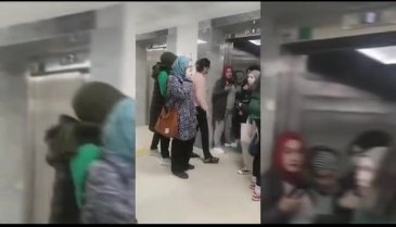 Ankara'da KYK yurdunda asansör düştü! Öğrenciler büyük korku yaşadı