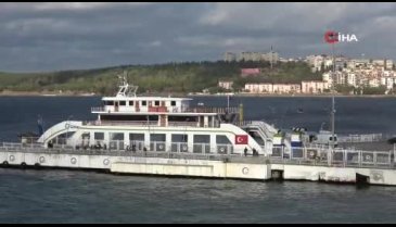 Çanakkale'de yarınki bazı feribot seferlerine fırtına engeli!