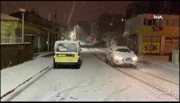 Bingöl'de kar yağışı başladı!