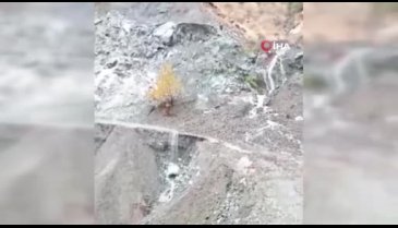 Adıyaman'da köy yolları heyelan nedeniyle kapandı!