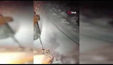 Siirt'te araçlar yolda mahsur kaldı