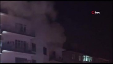 Ankara'da dairede çıkan yangın itfaiye ekiplerince söndürüldü
