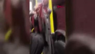 Belediye otobüsünde 'Sen şöföre karışamazsın' kavgası!