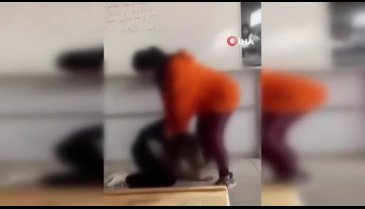 Sınıfta dehşet anları! 'Saçın çok güzelmiş' deyip tokat ve tekme attı
