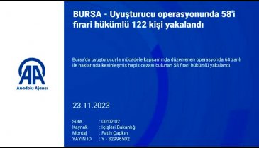 Bursa'da operasyonda yakalanan 40 kişi tutuklandı