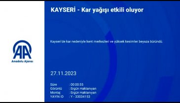 Kayseri ve Yozgat beyaza büründü