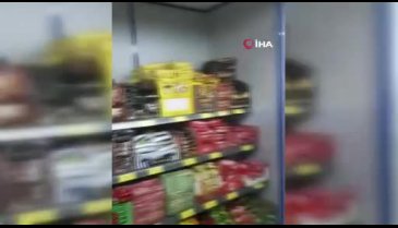Ünlü market zincirinde mide bulandıran görüntü!
