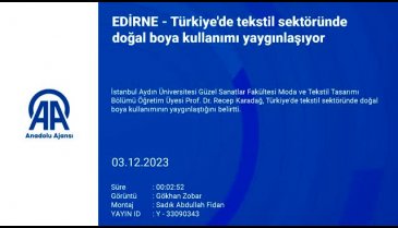 Türkiye'de tekstil sektöründe doğal boya kullanımı yaygınlaşıyor