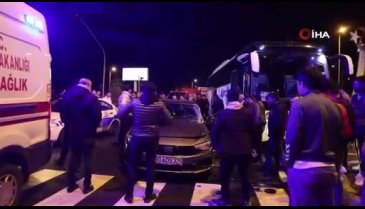 Nevşehir'de kırmızı ışık ihlali kazaya neden oldu!