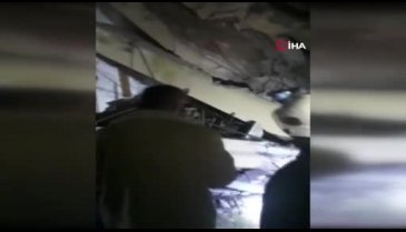 Antalya'da 3 katlı boş otel lojmanı çöktü