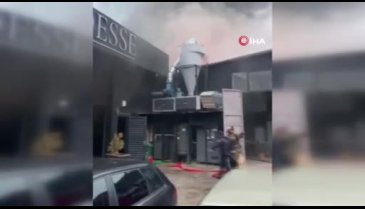 Bursa'da mobilya imalathanesinde yangın! Çok sayıda ekip sevk edildi