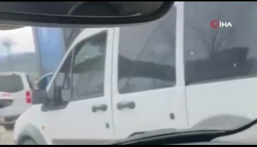 Bursa'da trafikte dehşet anları kamerada