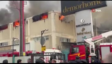 Bursa'da fabrika yangını! -2