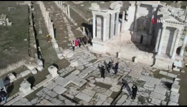 Laodikya Antik Kenti'nde dron ile evlilik teklifi!