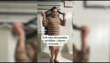 TikTok fenomeninden "Evli olan kocamdan ayrıldım karısı sevsin" dansı