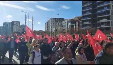 Bursa'da 'Filistin'e özgürlük' yürüyüşü