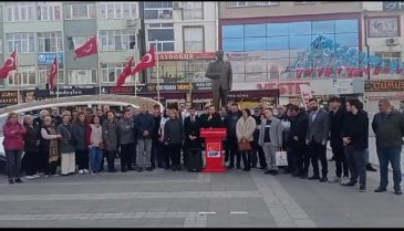 Bursa'da CHP Kestel İlçe Başkanlığı Lise yapılanması: Halkçı Liseliler olarak buradayız ve itiraz ediyoruz