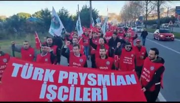 Bursa'da Birleşik Metal-İş Sendikası'ndan protesto yürüyüşü -4